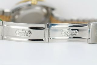 Rolex Men ' s Watch Datejust 16013 Two - Tone 36mm Champagne Roman and Diamonds 5