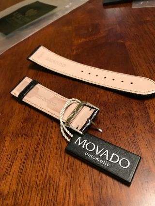 Movado Luxury For Automatic Lizard Band Only 20mm W/tags Men 