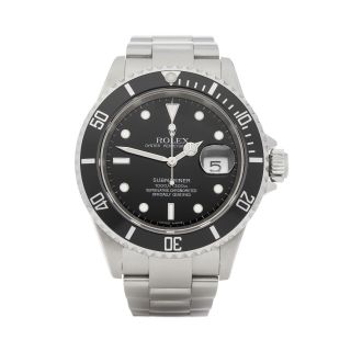 Rolex Submariner Date Stainless Steel Watch 16610 W6290