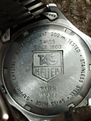 Tag Heuer Men ' s 2000 Series WK1213 - only 3