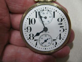 Elgin Father Time 16s 21 Jewel Up Down Indicator Pocket Watch 2