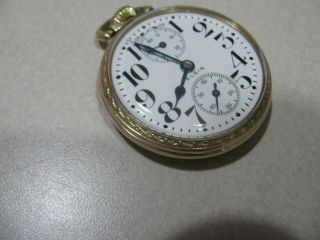 Elgin Father Time 16s 21 Jewel Up Down Indicator Pocket Watch 3