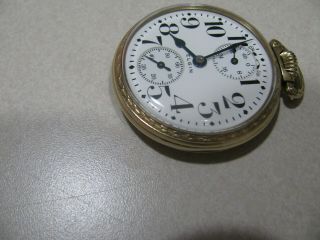 Elgin Father Time 16s 21 Jewel Up Down Indicator Pocket Watch 4