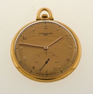 Vacheron Constantin Pocket Watch 18k Gold 48mm