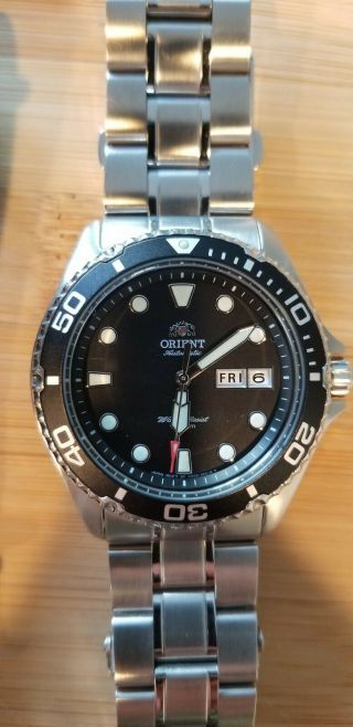 Orient Diver Ray Ii Automatic Black Dial Men 