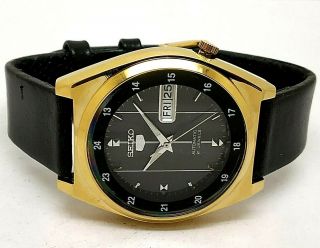 Vintage Seiko Gold Plated Automatic Men 