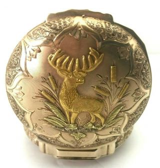 Antique Elgin 14kt Gold Hunter Case Pocket Watch 7j 18s circa 1900 12