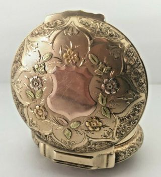 Antique Elgin 14kt Gold Hunter Case Pocket Watch 7j 18s circa 1900 9