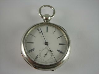 Antique Rare 18s Waltham Appleton Tracy 1859 Model Key Wind Pocket Watch.