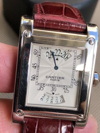 Cartier Watch Men’s “tank A Vis”