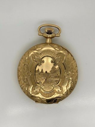 Rare 14k Solid Gold Waltham Pocket Watch (not)