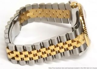 Style Rolex Datejust 18k Gold SS Scrambled Serial Watch 116233 Box Booklets 10