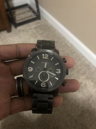 Fossil Nate Chronograph Jr1437 Wrist Watch For Men