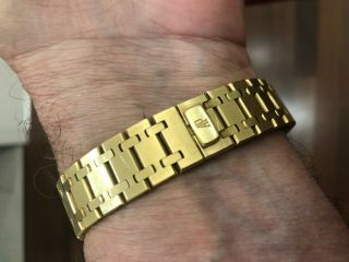 Audemars Piguet Royal Oak 18k Gold Wrist Watch Quartz 33mm 11