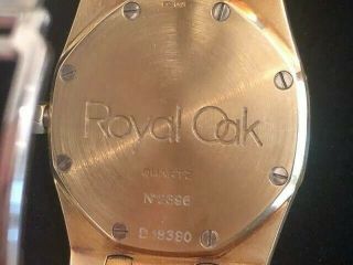 Audemars Piguet Royal Oak 18k Gold Wrist Watch Quartz 33mm 3