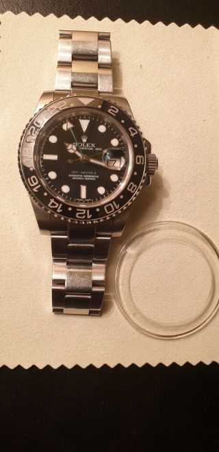 Rolex gmt master ii ceramic Style 116710N All Steel 40mm Black Dial full papers 7