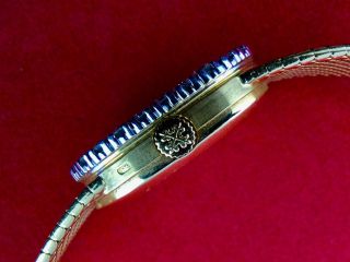 Patek Philippe Ladies 18k Yellow Gold Diamond Bezel Vintage Watch Ref 3377 6