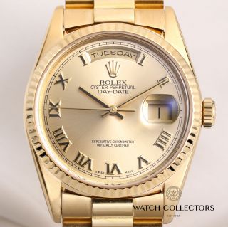 Rolex Day - Date 18238 18K Yellow Gold 2