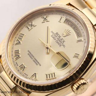 Rolex Day - Date 18238 18K Yellow Gold 6