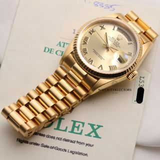 Rolex Day - Date 18238 18K Yellow Gold 9