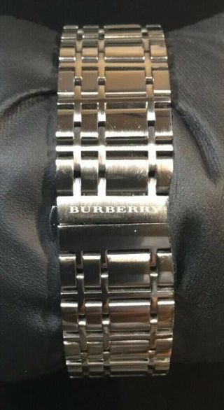 BURBERRY BU1550 SWISS MADE HERITAGE Man Dress Stainless Steel QUARTZ MOVEMENT 6