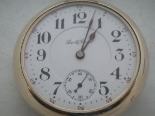The Studebaker 323 South Bend - 17J adjusted neat damaskeened 18s pocket watch 3