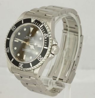 2001 Rolex Submariner No - Date 14060 M P Black Dive 40mm Stainless Watch 2