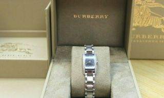 Burberry Pioneer Black Check Dial Diamond Bezel Ladies Watch BU9604 2