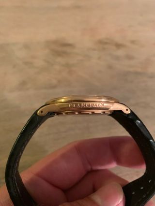 Rare Limited Edition Blancpain Aqualung 18k Gold Watch 2