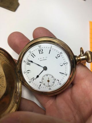 Antique 1888 Waltham Five Minute Repeater Size Hunter Case Pocket Watch