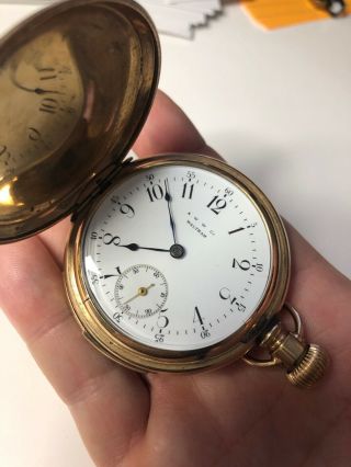 Antique 1888 Waltham Five Minute Repeater Size Hunter Case Pocket Watch 3