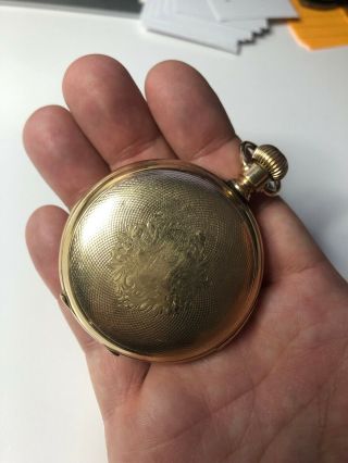 Antique 1888 Waltham Five Minute Repeater Size Hunter Case Pocket Watch 4
