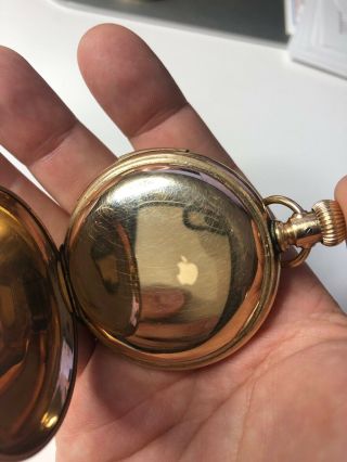 Antique 1888 Waltham Five Minute Repeater Size Hunter Case Pocket Watch 7