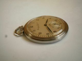 IWC SCHAFFHAUSEN swiss Cal.  97 mechanical steel vintage pocket watch 7