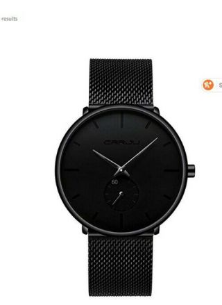 Mens Watch Ultra Thin Wrist Watches For Men Fashion Waterproof Dress Stainles.