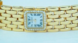 Cartier Panthère Ruban 18K Yellow Gold with Diamonds Ladies Watch 5