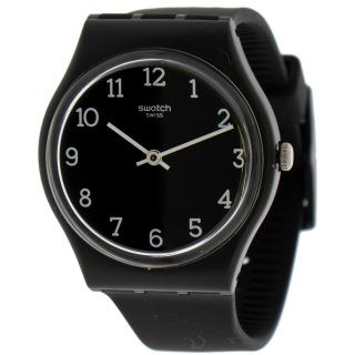 Swatch Gent Gb301 Black Silicone Quartz Fashion Watch