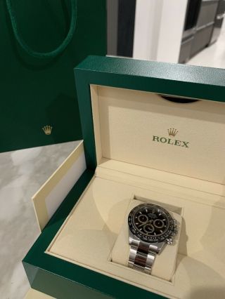 2019 Rolex Daytona 116500 Black Ceramic Cosmograph Steel Watch Box 2