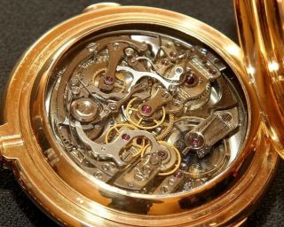 Marshal George Zhukov pocket watch gold Swiss with a minute repeater 14k (585) 7