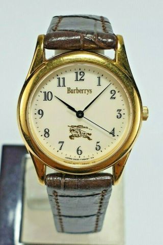 Burberrys 5430 - F43674 Gold Plated Womens Swiss Quartz Watch