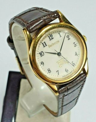 Burberrys 5430 - F43674 Gold Plated Womens Swiss Quartz Watch 5