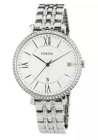 Fossil Es3545 Jacqueline Silver Dial Stainless Steel Women 