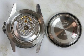 Vintage Tudor (by Rolex) Submariner Wristwatch Ref.  79090 Black Dial Faded Bezel 5
