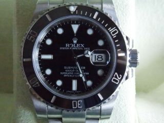 ROLEX OYSTER PERPETUAL SUBMARINER 1000ft=300M Men’s Watch Date - year 2006 2