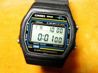 VINTAGE CASIO 1982 MARLIN DIVER 50M (248) W - 24 REPLACED CRYSTAL GREAT 3