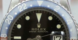 ROLEX AUTOMATIC CHRONOMETER GMT MASTER 1675 GILT 5