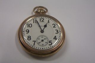 1922 Hamilton 23 Jewel 16 Size Open Face Pocket Watch Model 3 / Grade:950