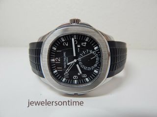 2017 Patek Philippe SS Aquanaut 5164 Travel Time box/papers GMT 3