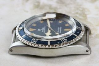 Vintage Tudor (by Rolex) Submariner Snowflake Wristwatch Ref.  9411/0 Blue Dial 6