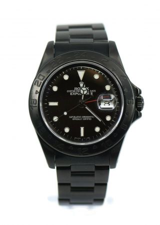 Rolex Explorer Ii Black Pvd Stainless Steel Watch 16570